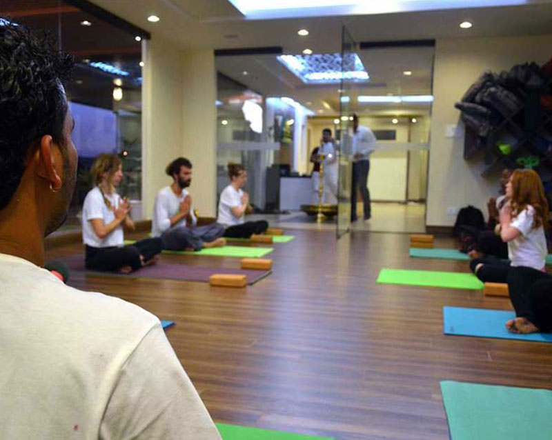 Drop-In Yoga Classes near Ganga at Yog Niketan by Sanskriti Risikesh India