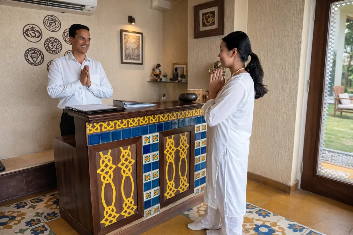 Ayurvedic Spa in Rishikesh near river Ganga and Ramjhula