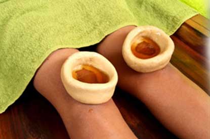 Janu Basti (Knee Therapy) at Sanskriti Ramjhula Rishikesh India